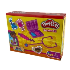 Набір творчості пластилін 3 кольори Маленький лікар Play-Doh PD8655A з фігурами