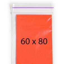 / Пакет струна Zip-Lock, із застібкою, 6x8см, 100 шт/уп, прозорий