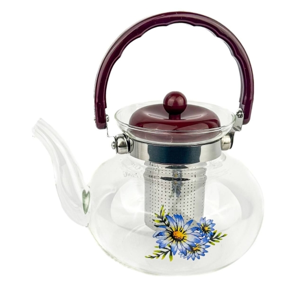 Заварювальний чайник Empire EM9461 скло 1300 мл прозорий
