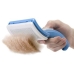 Щітка-пуходерка для вичісування шерсті для котів та собак Pet Zoom Self Cleaning 28613-43 блакитний