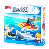 Конструктор SLUBAN B0668 Пляжний Патруль 49 деталей