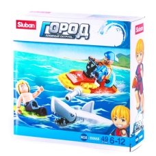 Конструктор SLUBAN B0668 Пляжний Патруль 49 деталей