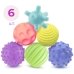 / Набір текстурних сенсорних м'ячиків Limo Toy RX7755A для купання, ігор та масажу / Набір текстурних сенсорних м'ячиків Limo Toy RX7755A для купання, ігор та масажу
