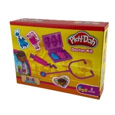 Набір творчості пластилін 3 кольори Маленький лікар Play-Doh PD8655A з фігурами