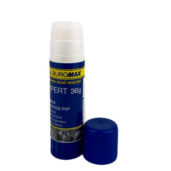 Клей-олівець PVP 36 г BUROMAX ВМ4918