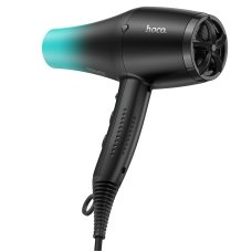 Фен для волосся HOCO HP15 2400 Вт чорний з блакитним
