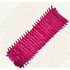 / Змінна насадка для швабри Time-to-clean Лапша, із мікрофібри, 50см, рожевий