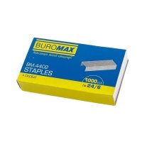 Скоби для степлера №24/6 BUROMAX ВМ4402 1000 шт сріблястий