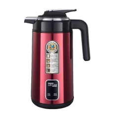 Термос електричний термопот Zepline ZP-106 нержавіюча сталь 3 л червоний