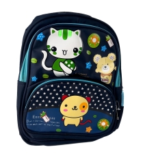 / Рюкзак дитячий Kitty, тканинний, повсякденний, темно-синій