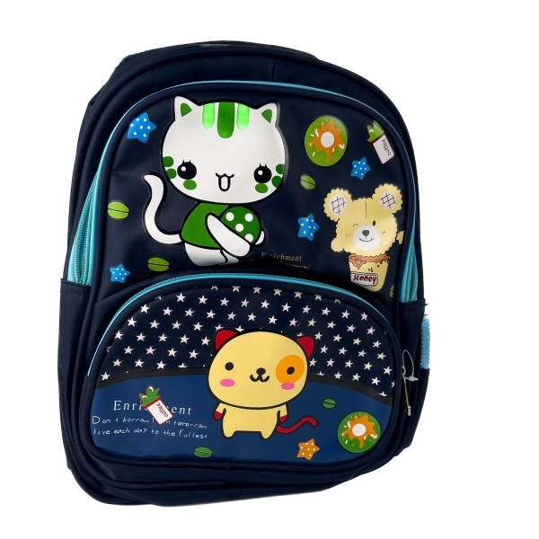 / Рюкзак дитячий Kitty, тканинний, повсякденний, темно-синій