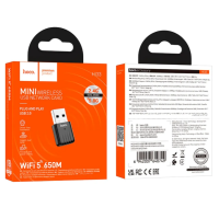 Адаптер Wi-Fi HOCO HI33 WiFi5 USB internal antenna wireless network card new