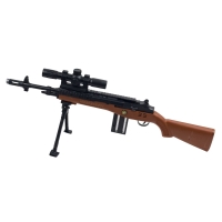 Дитяча рушниця 831B зі звуковими та світловими ефектами 63 см чорний з коричневим