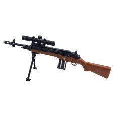 Дитяча рушниця 831B зі звуковими та світловими ефектами 63 см чорний з коричневим