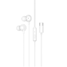 Навушники дротові HOCO M117 Victory universal digital earphones with microphone (Type-C) White new