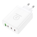 Зарядний блок живлення 3хType-C+USB WUW C158 100 W 20 V 5 A білий
