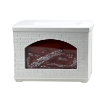 Зволожувач повітря Камін LT-9058 ультразвуковий 270 мл білий