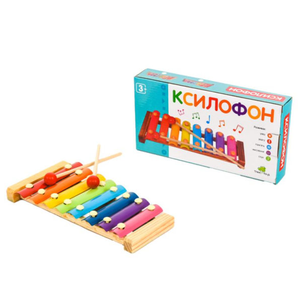 Іграшковий ксилофон MD0713 23.5 см різнобарвний