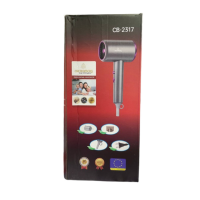 Фен для волосся Crownberg CB-2317 3200 Вт сірий з фіолетовим new