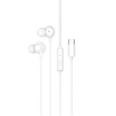 Навушники дротові HOCO M117 Victory universal digital earphones with microphone (Type-C) White new