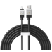 Кабель USB/Apple Lightning 2 м Baseus CoolPlay 2.4 А чорний Кабель USB/Apple Lightning 2 м Baseus CoolPlay 2.4 А чорний