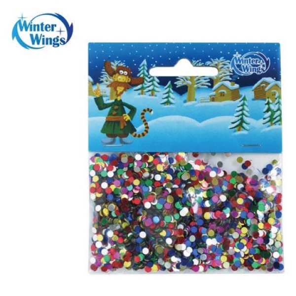 / Серпантин горох 5цв.5шт.