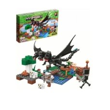 Конструктор Minecraft 11265А6 My World Битва з чорним драконом 283 деталі
