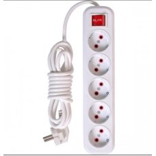 / Подовжувач з вимикачем на 5шт/3м