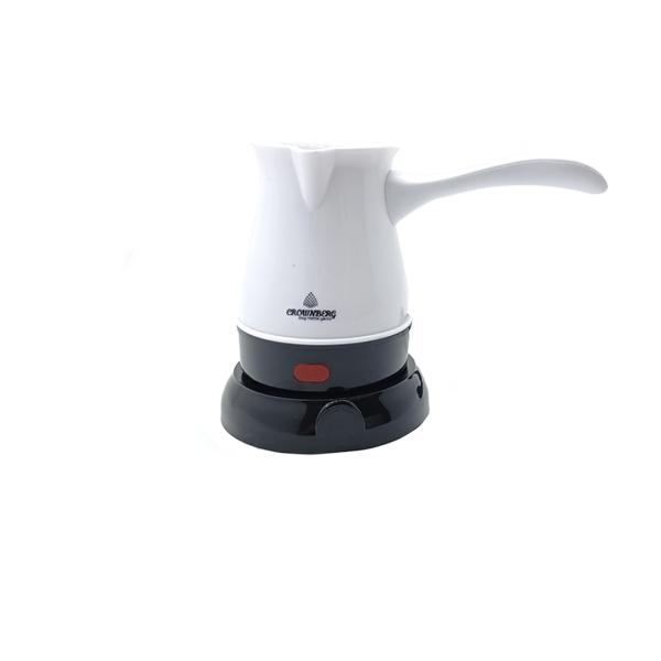 / Турка Crownberg СВ-1564 електрична, 1000Вт, 400мл, 0.3м, на 3 чашки, білий
