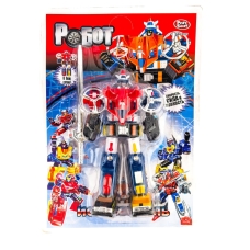 Робот-трансформер Винищувач Play Smart 8075 20 см різнобарвний