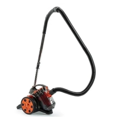 Пилосос контейнерний Domotec MS-4409 для сухого прибираня 3000 Вт чорний з помаранчевим