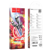 Кабель 4в1 USB/Apple Lightning+2хType-C+microUSB 1 м HOCO X76 2 A різнобарвний Кабель 4в1 USB/Apple Lightning+2хType-C+microUSB 1 м HOCO X76 2 A різнобарвний