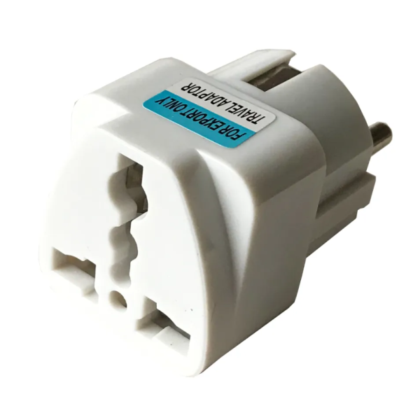 Мереживний перехідник Travel adaptor White new