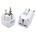 Мережевий перехідник US-EU Travel Adaptor білий
