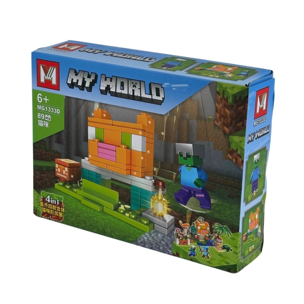 Конструктор Minecraft K097 My World 89-92 деталі мікс
