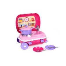 Дитячий ігровий набір 9в1 Кухня Technok Toys 6061 у валізі