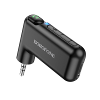 Bluetooth-ресивер BOROFONE BC35 Wideway car AUX 150 мАг чорний