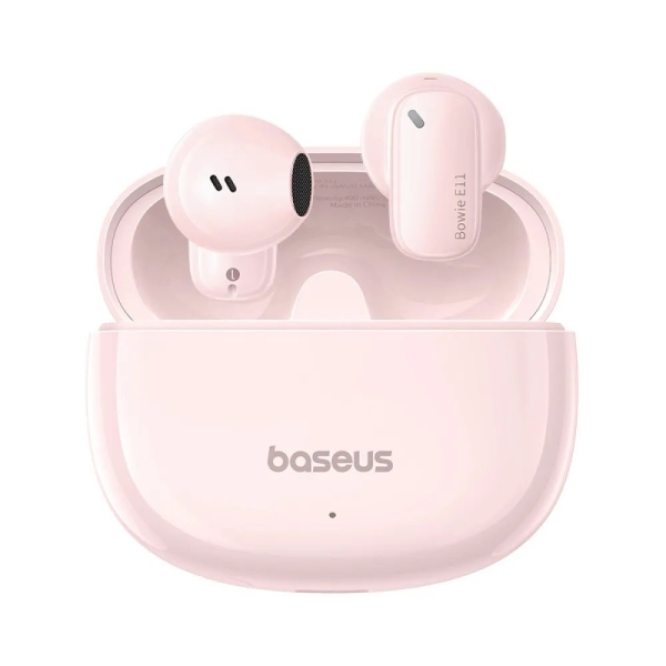Навушники бездротові вкладки Baseus Bowie E11 Bluetooth рожевий