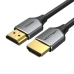 Кабель HDMI/HDMI 3 м Vention ALEHI Ultra Thin HD v2.0 чорний з сірим