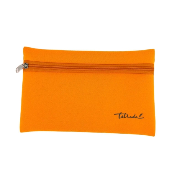 Пенал-косметичка Тетрада ТЕ12154 21 х 13 см помаранчевий