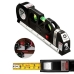 Лазерний рівень 4в1 Level Meter з рулеткою та лінійкою чорний
