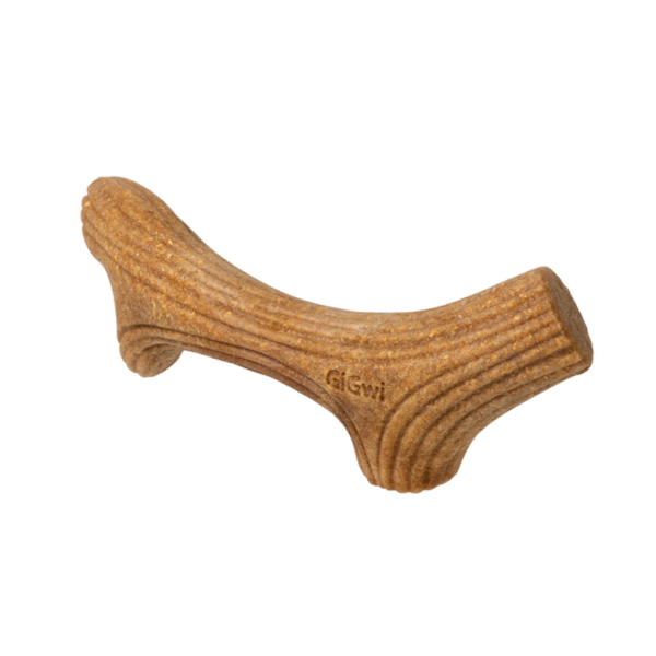 Жувальна іграшка для собак Ріг Gigwi Wooden Antler 2340 14 см коричневий
