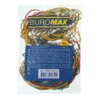 Гумки для грошей 55 мм BUROMAX 5501 50 г різнобарвний