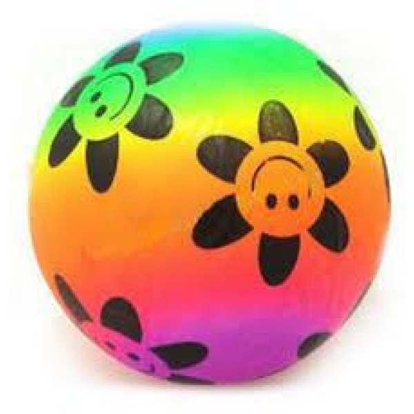 / Мяч дет резиновый неоновый микс Бабочки, Спорт