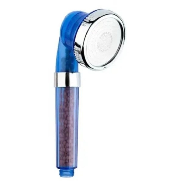 Лійка для душу 3 режими полікарбонат синій