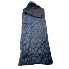 Спальний мішок зимовий тактичний до -15°C з капюшоном синій