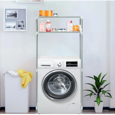 /Стойка органайзер над стиральной машиной - напольные полки для ванной комнаты