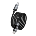 Кабель Type-C/Type-C 1.2 м HOCO U148 Lord з дисплеєм 100 Вт чорний