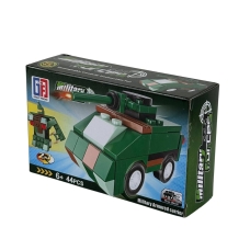 Конструктор 123-417/420 Військовий транспорт 43-46 деталей мікс