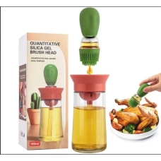 / Диспенсер для оливкової та олії масляна банка з пензликом 180 мл пляшка для олії, оцту